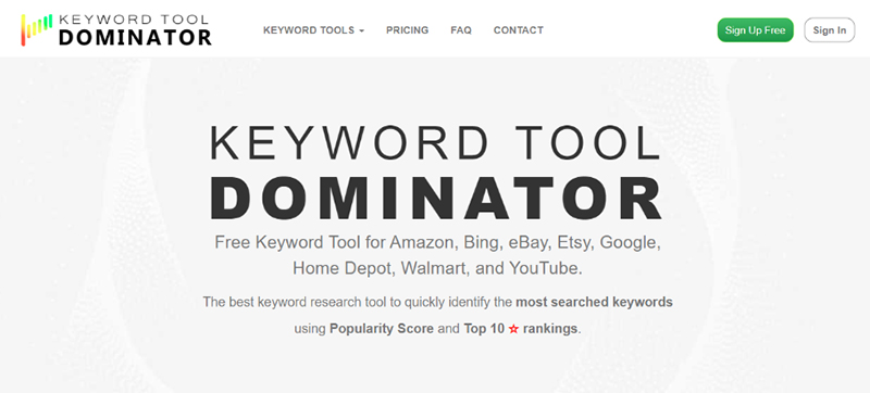 keyword tool dominator