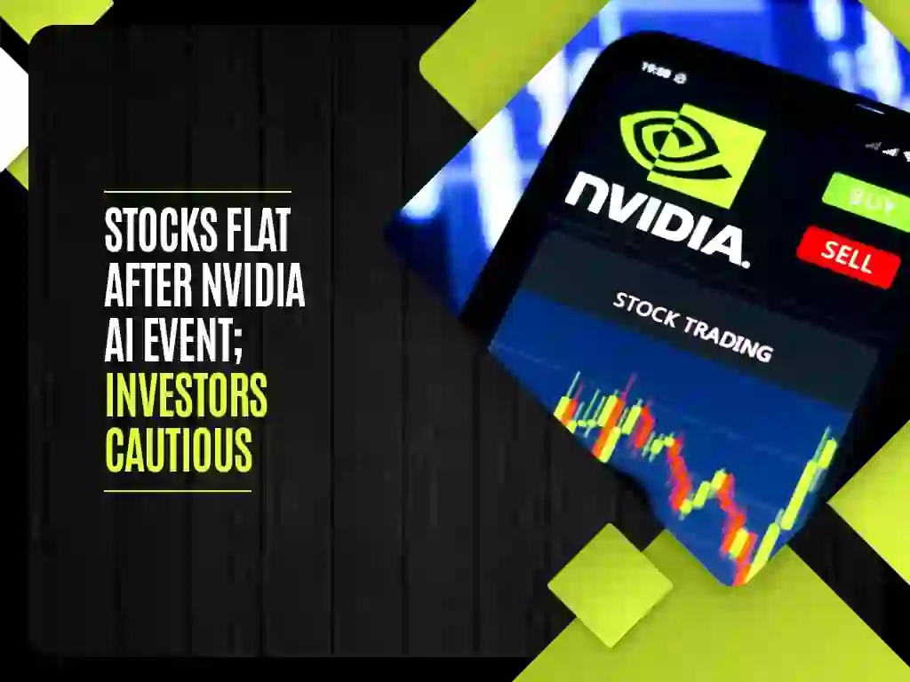 Stocks flat after Nvidia AI event investors cautious