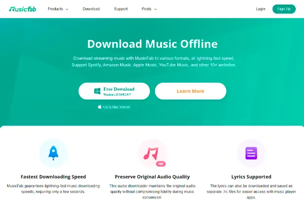 MusicFab to transfer spotify music to apple music 