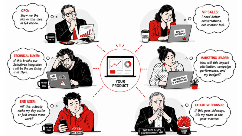 Personalise by Buying Committee Role, Not Just First Name illustration