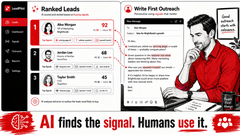 How AI Changes Lead Prioritisation in Nurture illustration