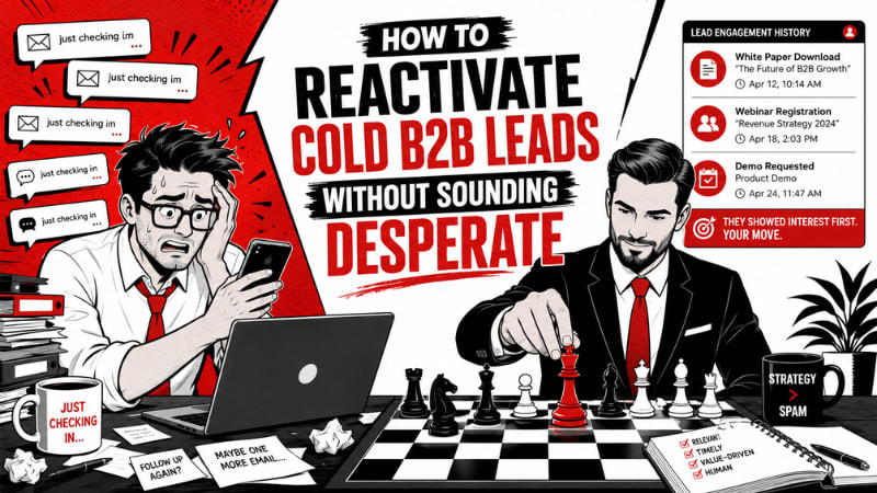 How to Reactivate Cold B2B Leads Without Sounding Desperate