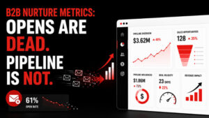 B2B Nurture Metrics: Opens Are Dead. Pipeline Is Not.