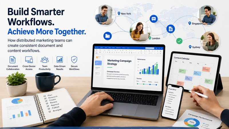 How Distributed Marketing Teams Can Build More Consistent Document and Content Workflows